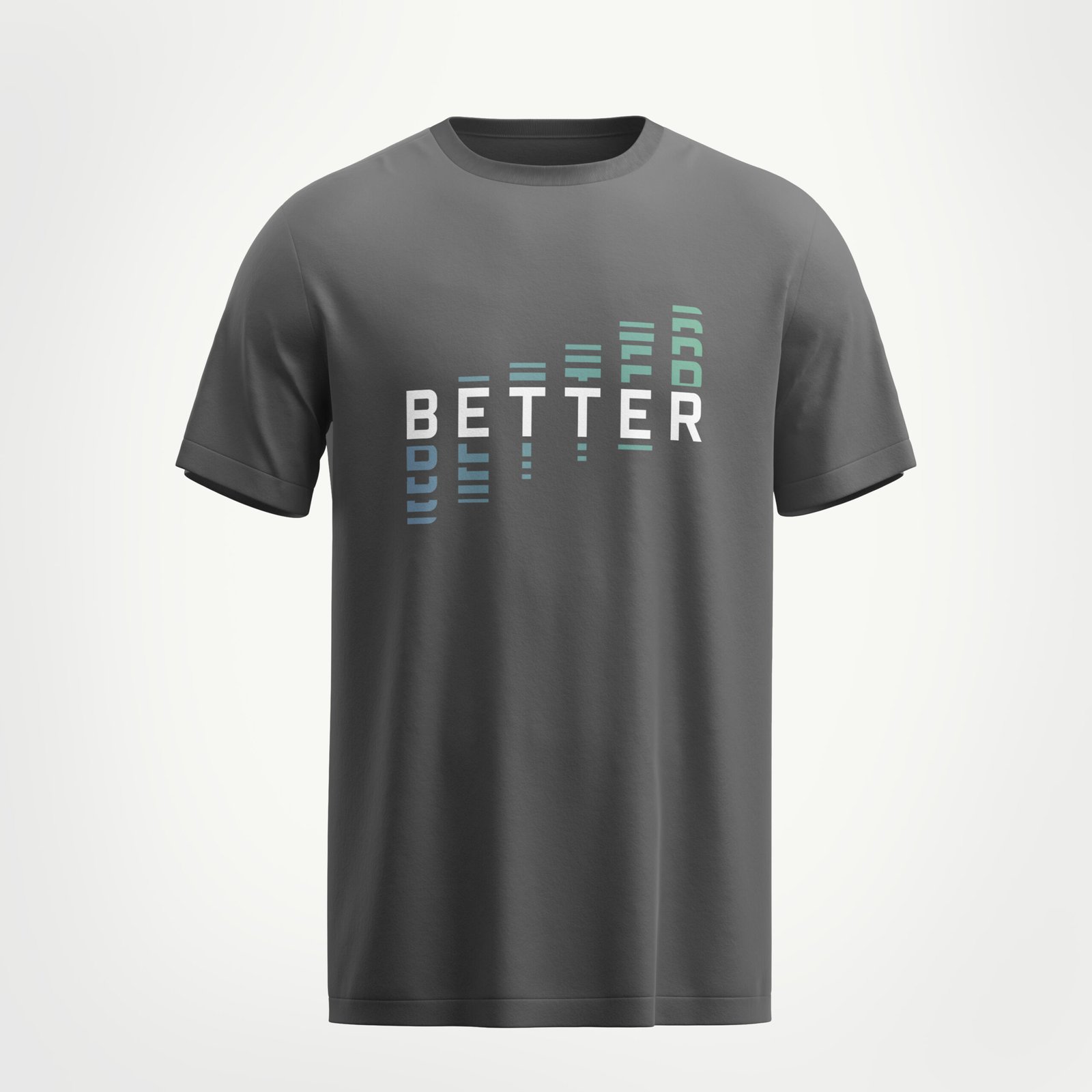 Rungzaar “Better” Typographic Tee – Grey