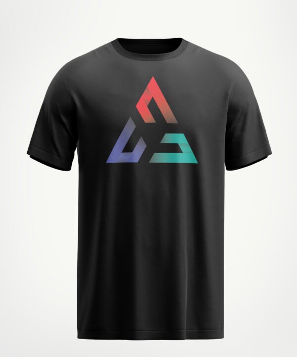 Rungzaar Prism Triangle Tee – Black