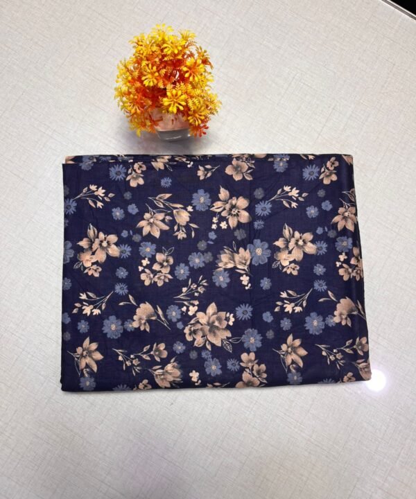 Midnight Bloom – Unstitched Lawn 3-Piece