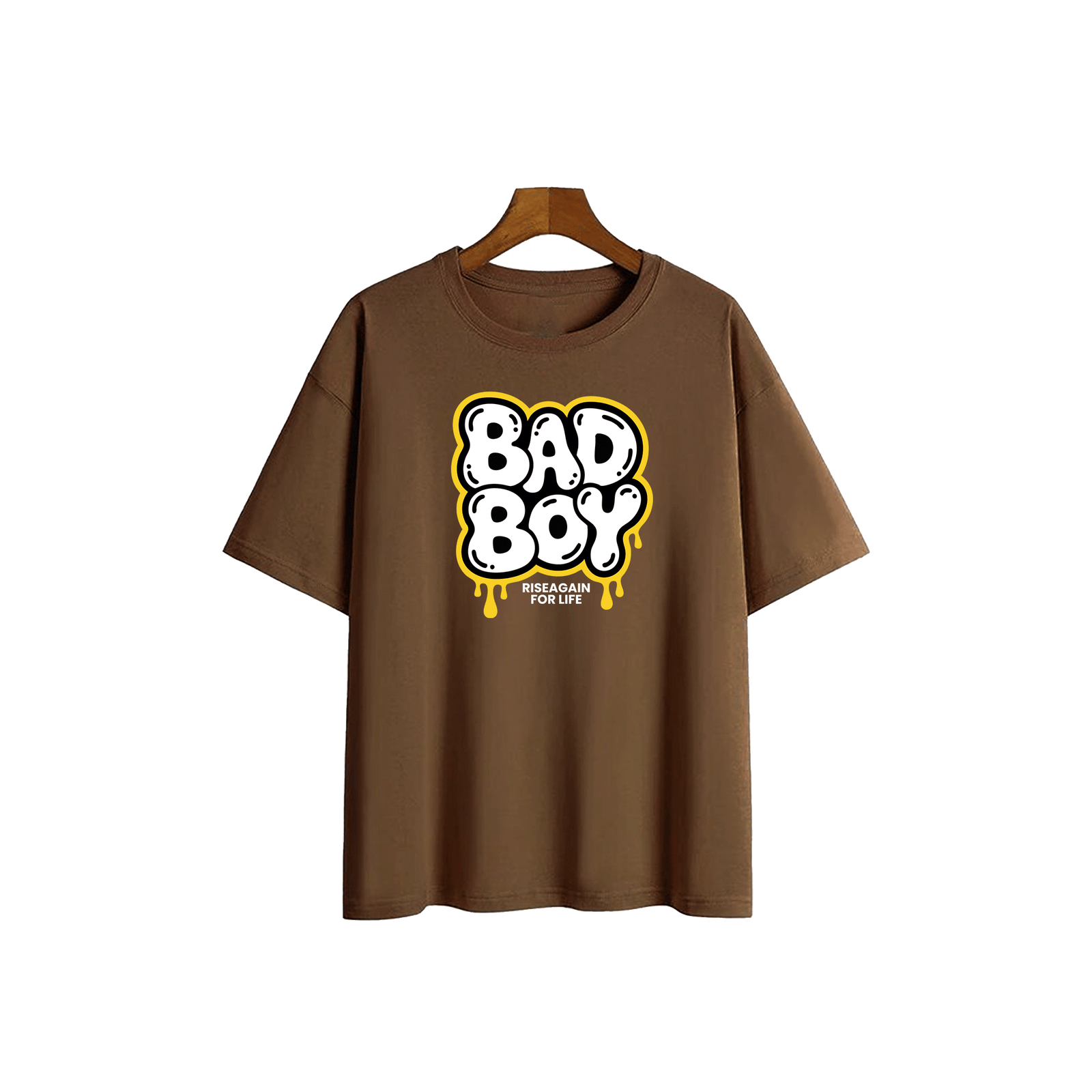 Rungzaar Bad Boy Graphic Tee – Brown
