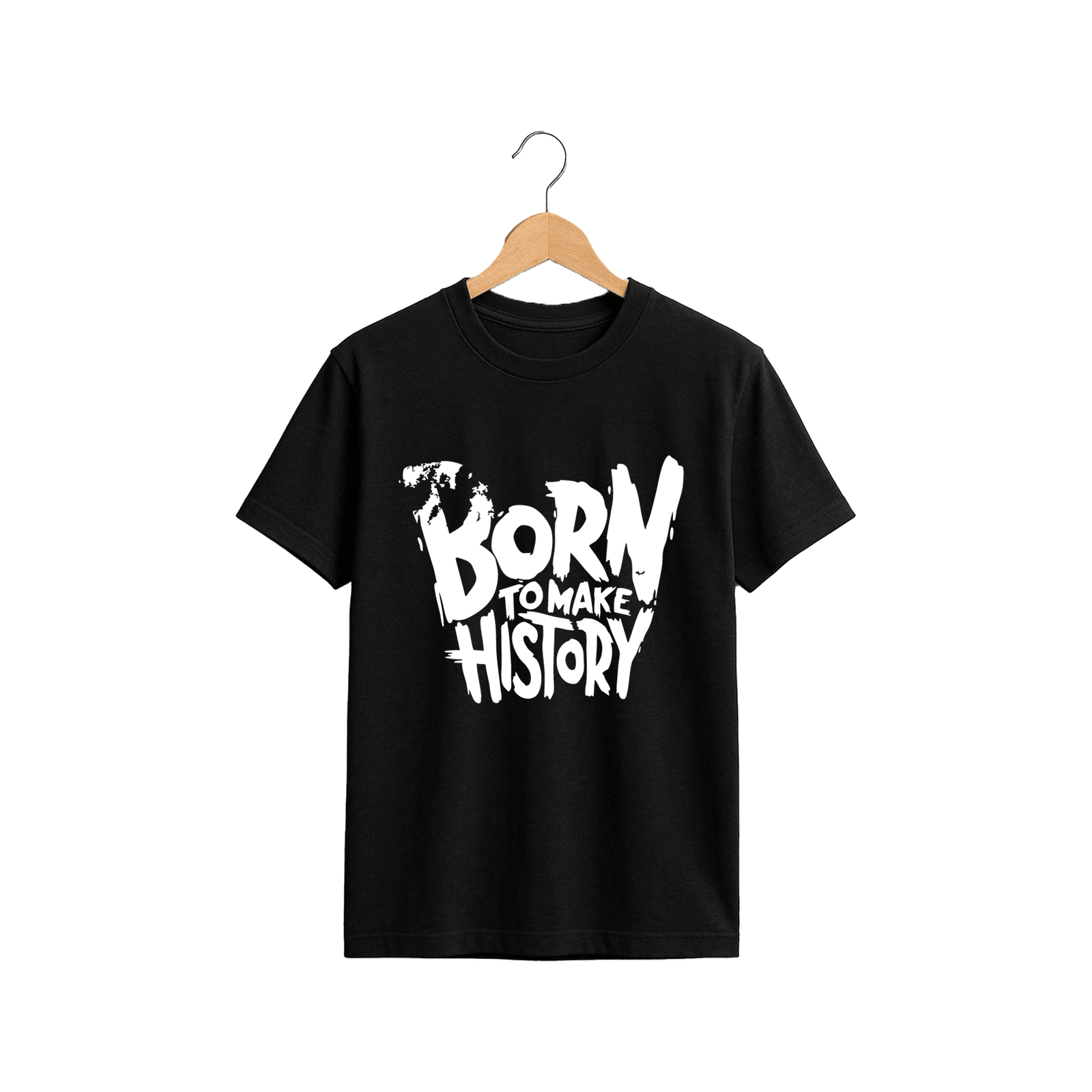 Rungzaar Born to Make History Graphic Tee – Black