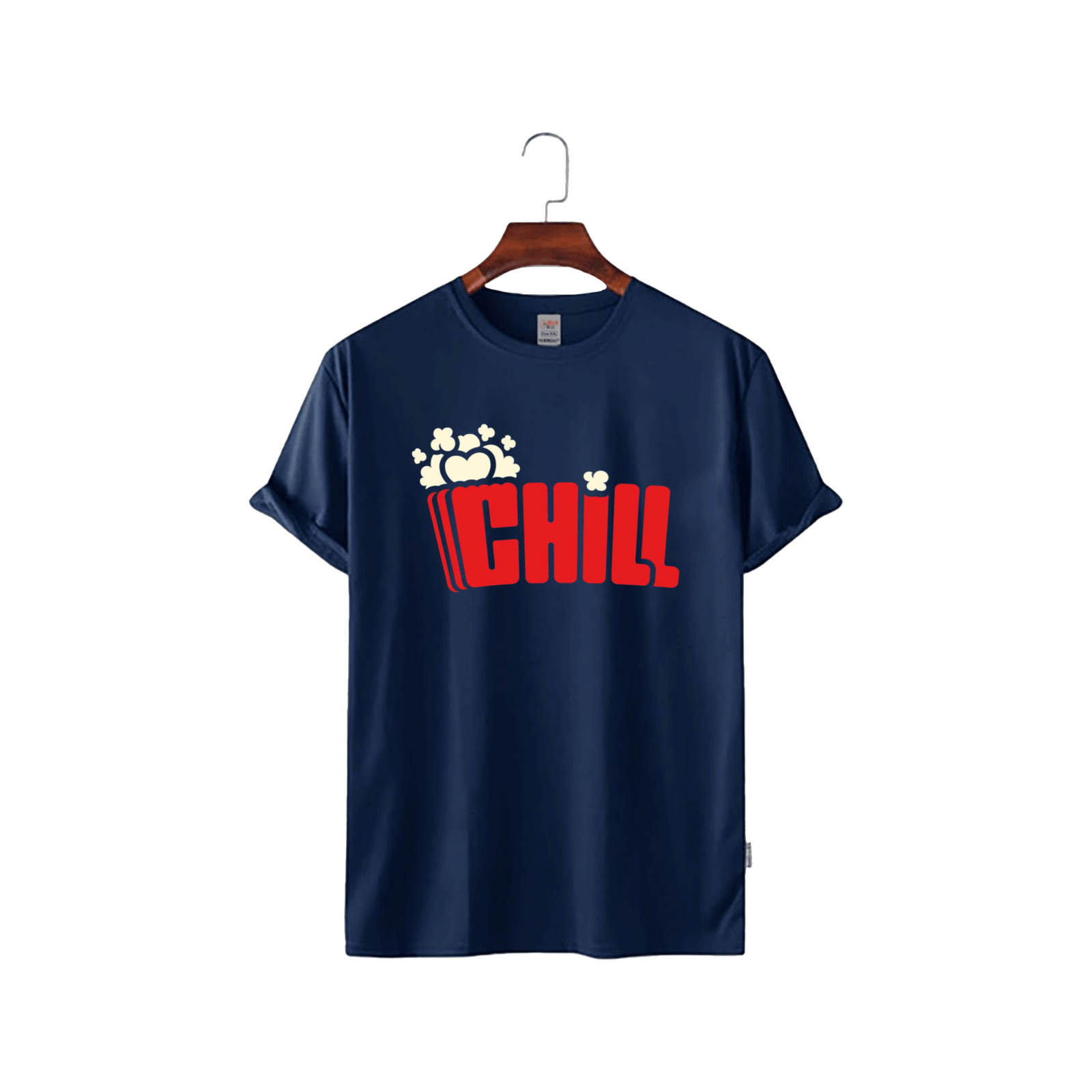 Rungzaar Chill Mood Graphic Tee – Navy Blue
