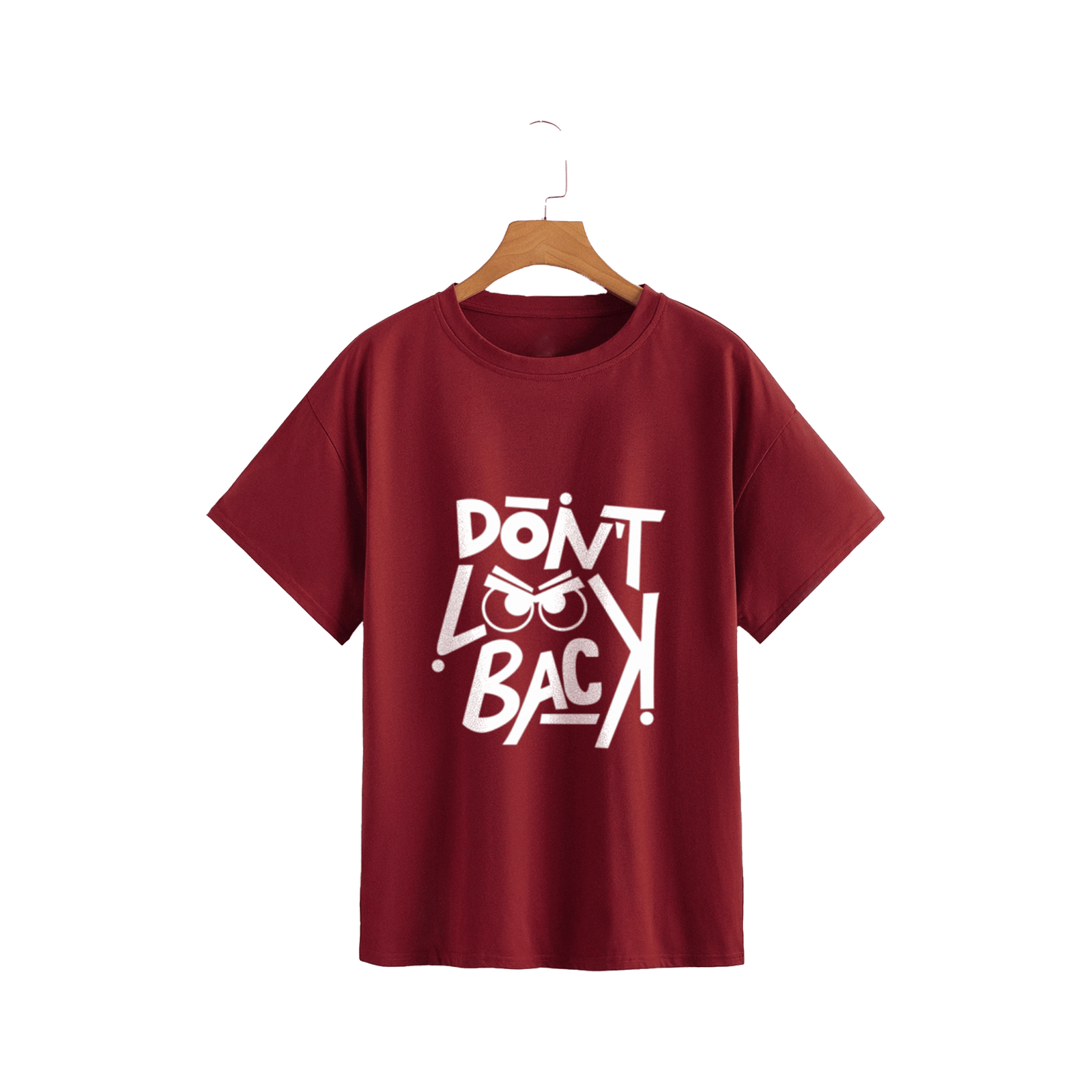 Rungzaar Don’t Look Back Graphic Tee – Maroon