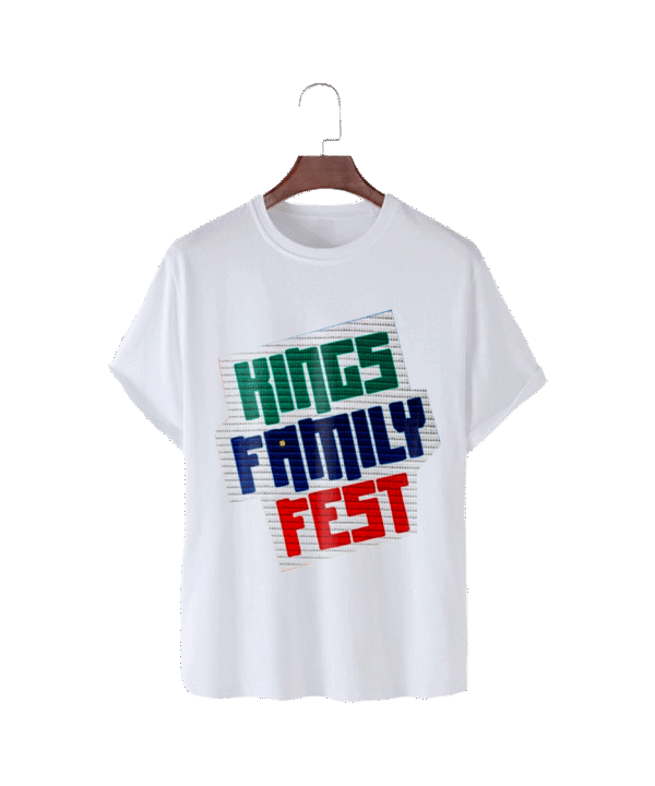 Rungzaar Kings Family Fest Graphic Tee – White