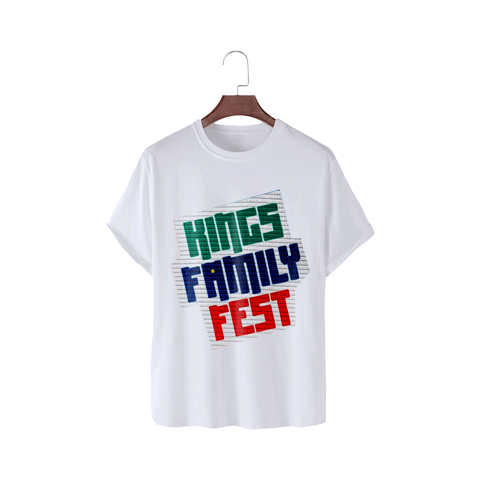 Rungzaar Kings Family Fest Graphic Tee – White