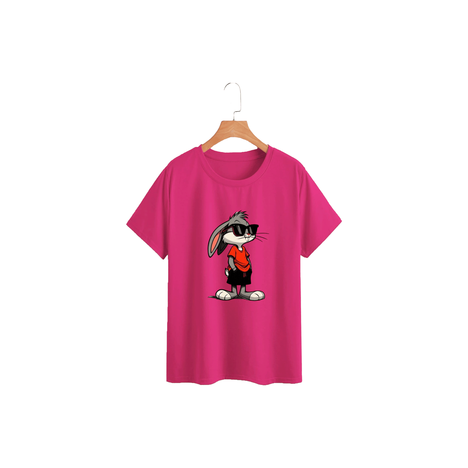 Rungzaar Street Bunny Graphic Tee – Pink