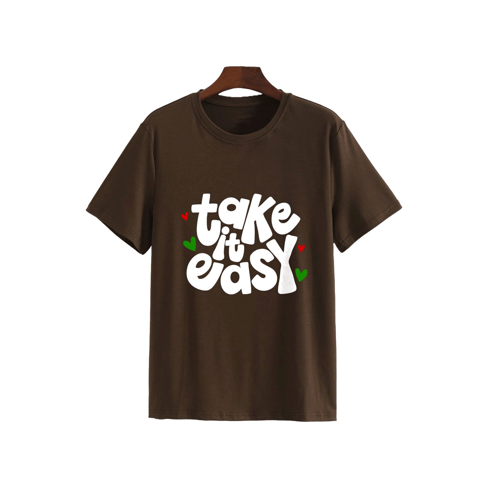 Rungzaar Take It Easy Graphic Tee – Brown