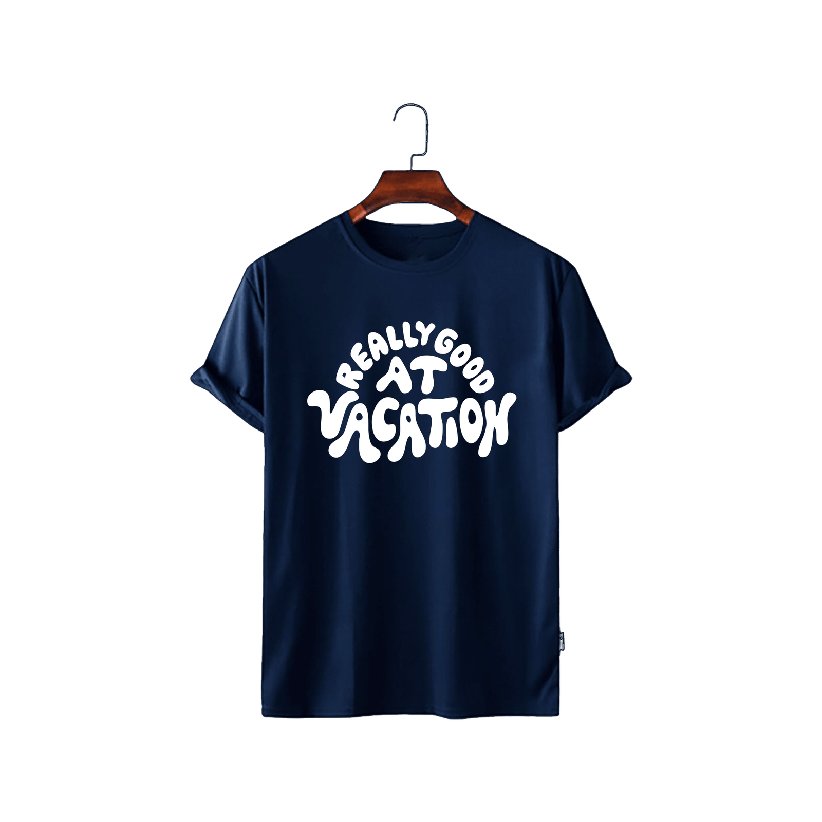 Rungzaar Vacation Mood Graphic Tee – Navy Blue